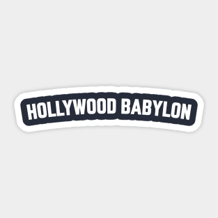 HOLLYWOOD BABYLON Sticker